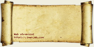 Janko Strinić vizit kartica